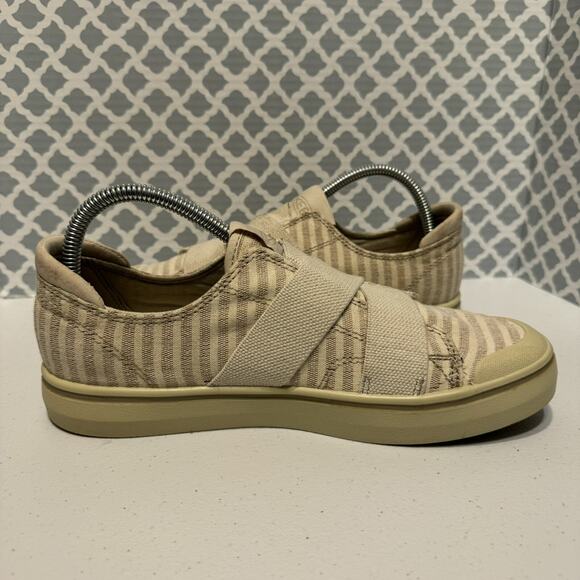Keen Elsa IV Gore Slip On Natural Birch Stripe Shoes Womens Size 9 - Picture 3 of 7